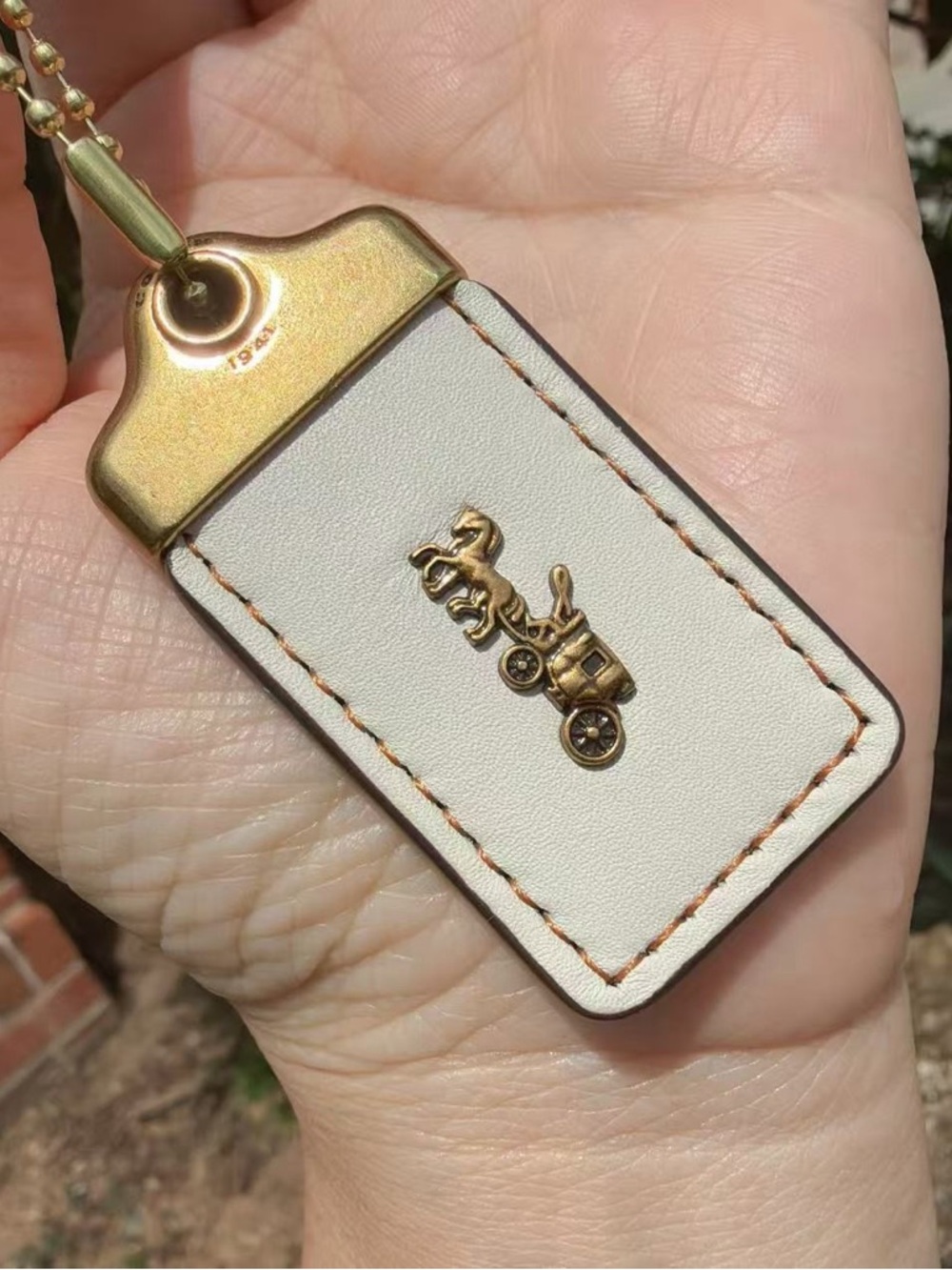 Coach 1941 Medium Hangtag ,2" x 1 1/4" - Picture 2 of 6